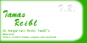 tamas reibl business card